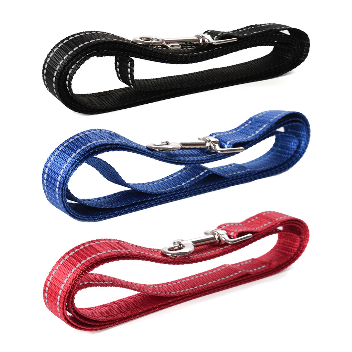 Petspuff Reflective Nylon Dog Lead – Strong 2cm Lead 1.5m to 10m | Small to Large Dogs