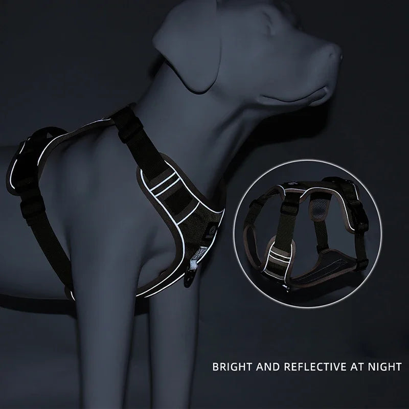 Petspuff No-Pull Dog Harness with Handle – Reflective Padded Vest | Small to Extra Large Dogs