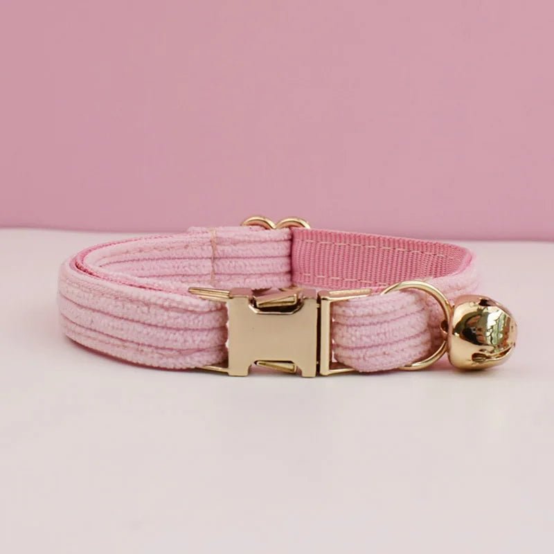 Petspuff Personalised Cat Collar with Bell & Bow – Engraved ID Tag | Adjustable, 5 Colours