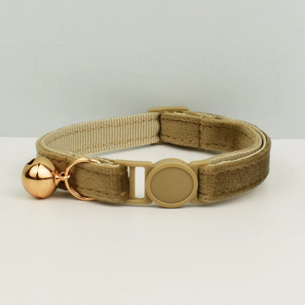 Petspuff Velvet Cat Collar with Bow Tie & Breakaway Safety Buckle – 14 Colours - Petspuff