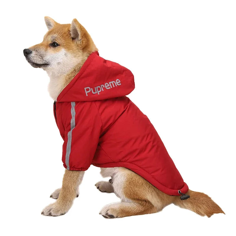 Petspuff Waterproof Reflective Dog Jacket – Fleece-Lined Winter Coat | Small & Medium Dogs