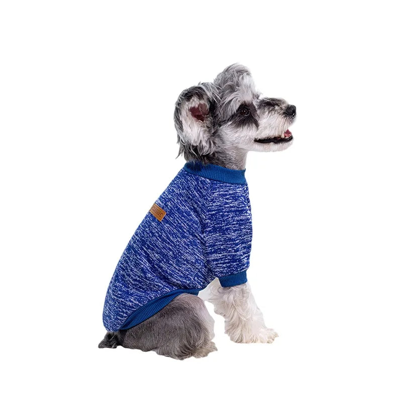 Petspuff Casual Print Dog Sweatshirt Jacket – Warm Winter Coat | Small Dogs & Cats