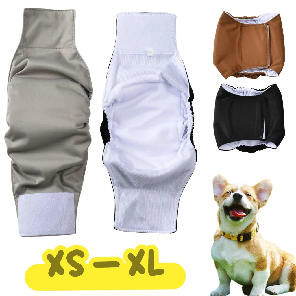 Petspuff Washable Male Dog Belly Band – Reusable Nappy Wrap | Small & Medium Dogs