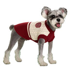 Petspuff College Style Knitted Dog Jumper – Warm Sweater Vest | Small & Medium Dogs and Cats