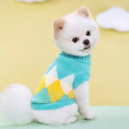 Petspuff Turtleneck Knitted Dog Jumper – Soft Warm Sweater | Small & Medium Dogs and Cats