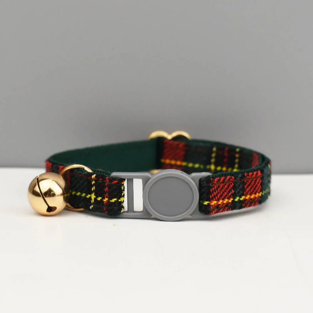 Petspuff Personalised Cat Collar with Bow & Safety Buckle – Engraved Name Tag | Soft Kitten Collar