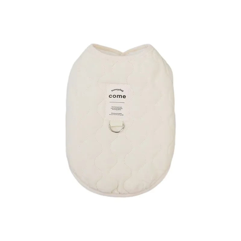 Petspuff Padded Cotton Dog Vest Jacket – Warm Winter Coat | Small & Medium Dogs and Cats
