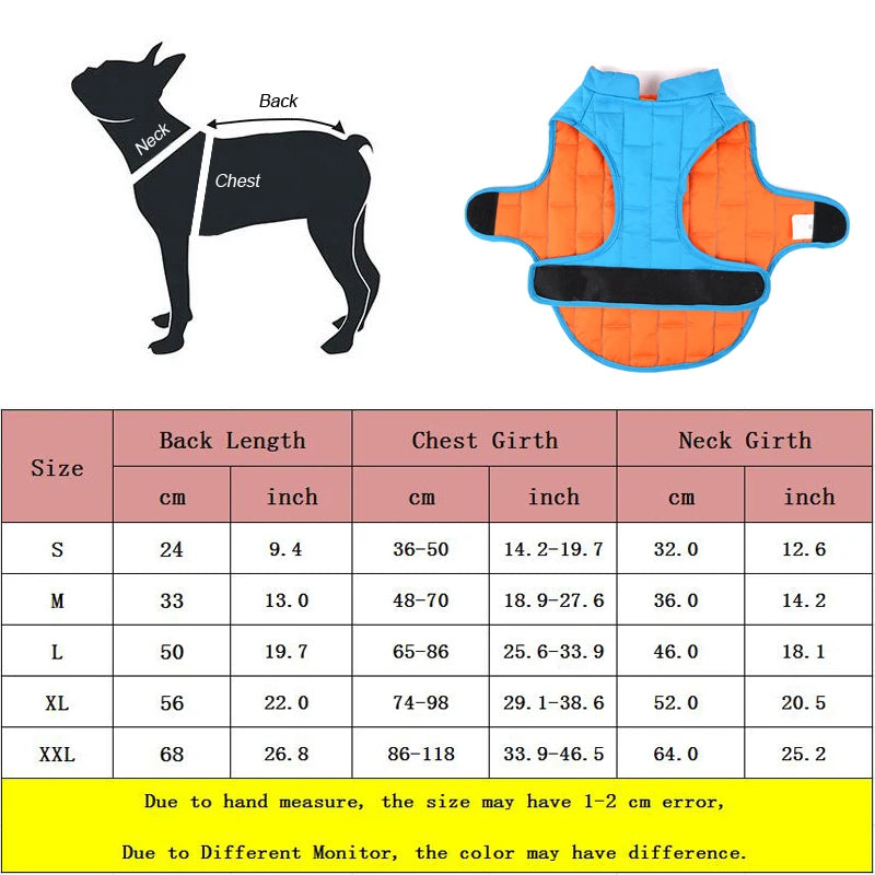 Petspuff Reversible Waterproof Quilted Dog Vest – Winter Puffer Jacket | Small & Medium Dogs