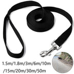 Petspuff Heavy-Duty Long Dog Lead – 2cm Nylon Line 1.5m to 50m | Small to Large Dogs