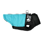 Petspuff Windproof Zip Dog Jacket – Water-Resistant Printed Coat with D-Ring | Small & Medium Dogs