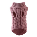 Petspuff Classic Turtleneck Knitted Dog Jumper – Warm Winter Sweater | Small Dogs & Cats