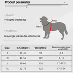 Petspuff Reflective Mesh Dog Harness Vest – Breathable Adjustable Chest Harness | Small to Large Dogs
