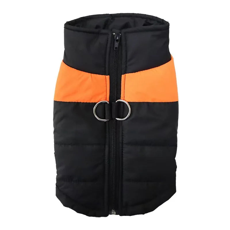 Petspuff Padded Winter Dog Jacket – Windproof Puffer Vest with Lead Rings | Small to Large Dogs