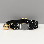 Petspuff Personalised Cat Collar with Bow & Safety Buckle – Engraved Name Tag | Soft Kitten Collar