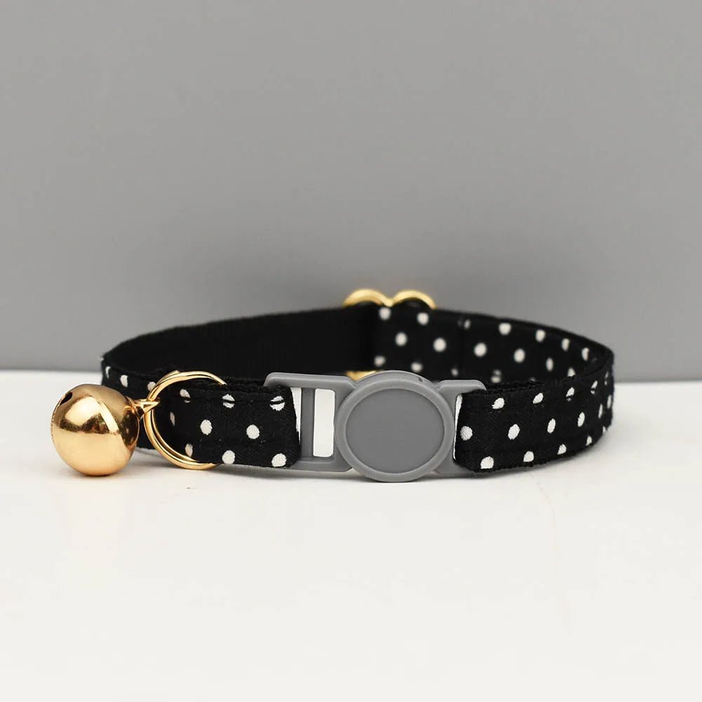 Petspuff Personalised Cat Collar with Bow & Safety Buckle – Engraved Name Tag | Soft Kitten Collar