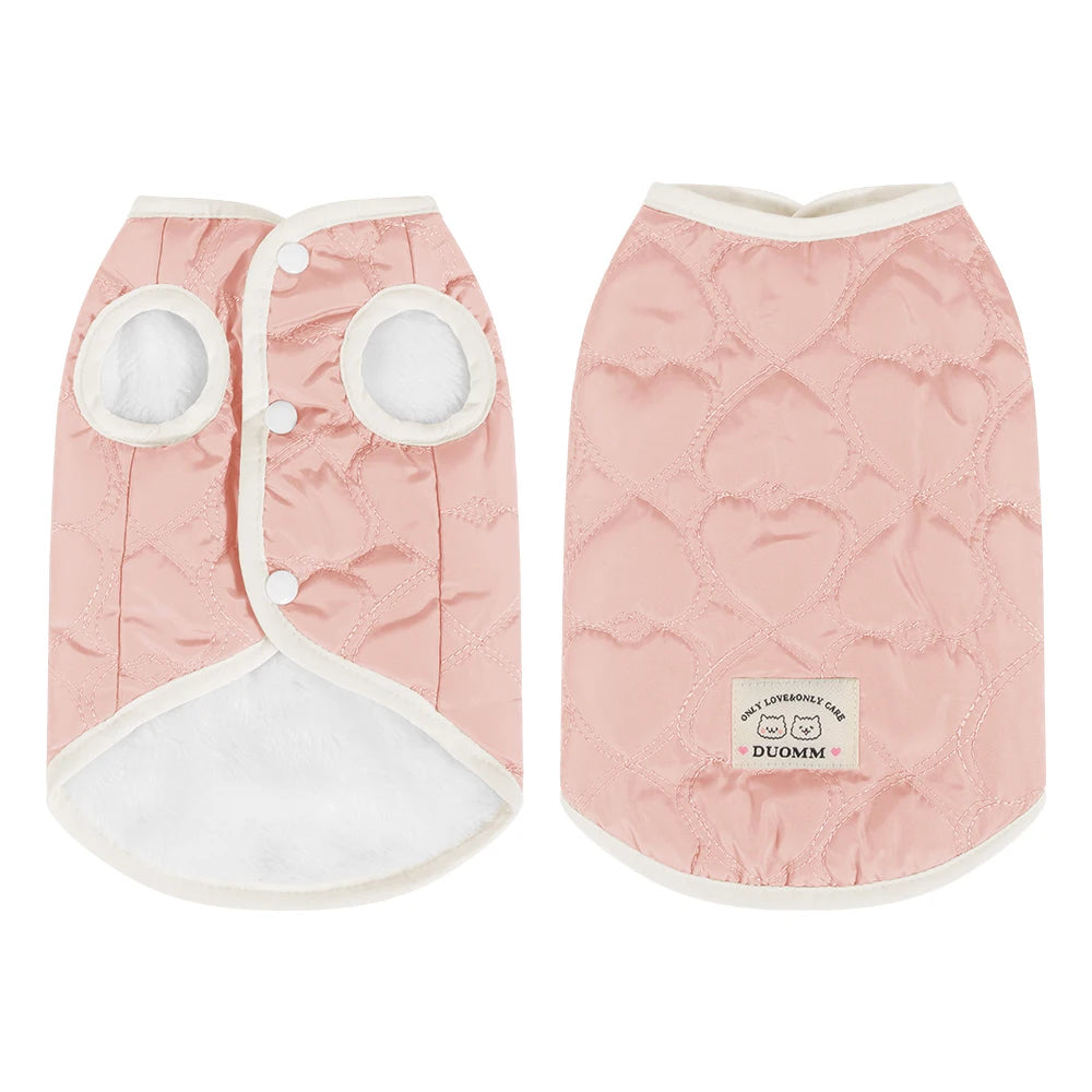 Petspuff Fleece-Lined Cat & Puppy Jacket – Warm Winter Vest | Cats, Kittens & Small Dogs
