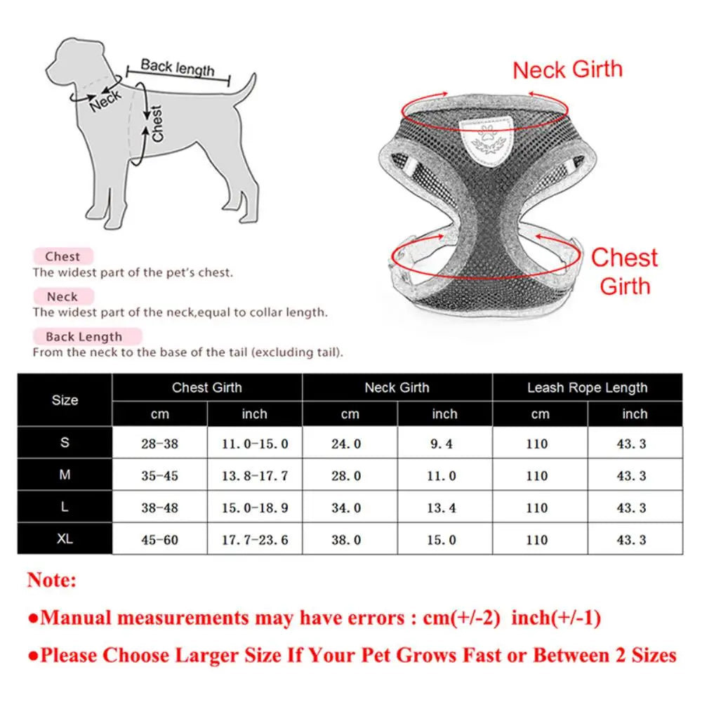 Petspuff Escape-Proof Cat Harness & Lead Set – Reflective Mesh Vest | Cats, Kittens & Small Dogs