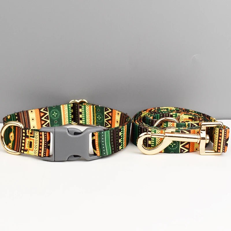 Petspuff Safety Buckle Webbing Dog Collar & Lead Set – 5 Colours for Small to Large Dogs
