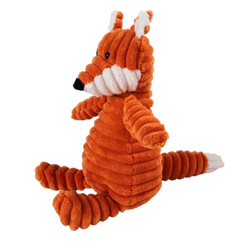Petspuff Squeaky Plush Animal Dog Toy – Interactive Chew Toy for Puppies, Small & Large Dogs | 18 Designs - Petspuff