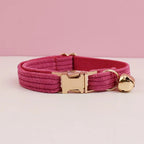 Petspuff Personalised Cat Collar with Bell & Bow – Engraved ID Tag | Adjustable, 5 Colours