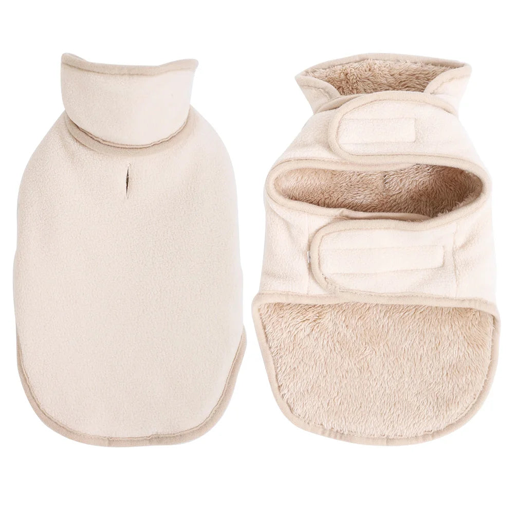 Petspuff Reversible Padded Dog Coat – Warm High-Neck Fleece Jacket | Small, Medium & Large Dogs