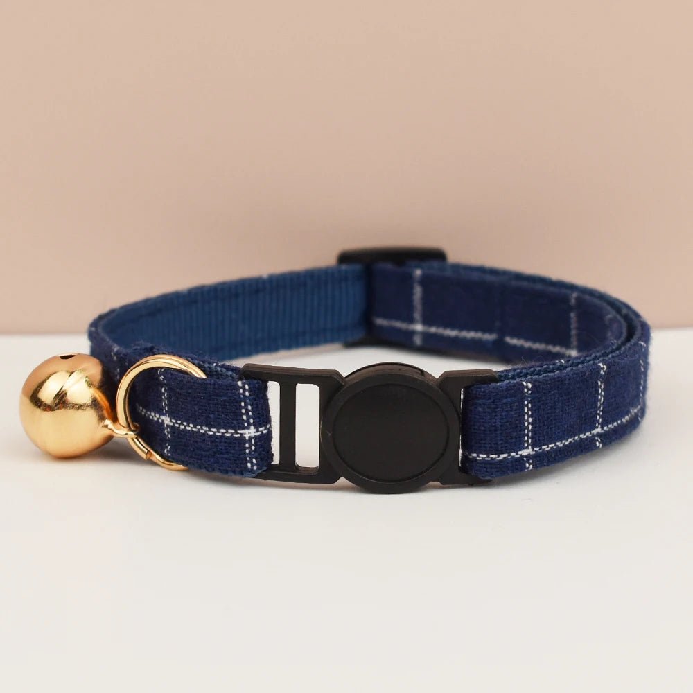 Petspuff Adjustable Cat Collar with Bow & Safety Buckle – Anti-Choke Kitten Collar | 12 Colours - Petspuff