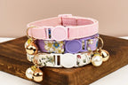 Petspuff Adjustable Cat Collar with Bow & Safety Buckle – Anti-Choke Kitten Collar | 12 Colours - Petspuff