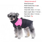 Petspuff Waterproof Dog Coat Vest – Fleece-Lined Winter Jacket with D-Ring | Small to Extra-Large Dogs