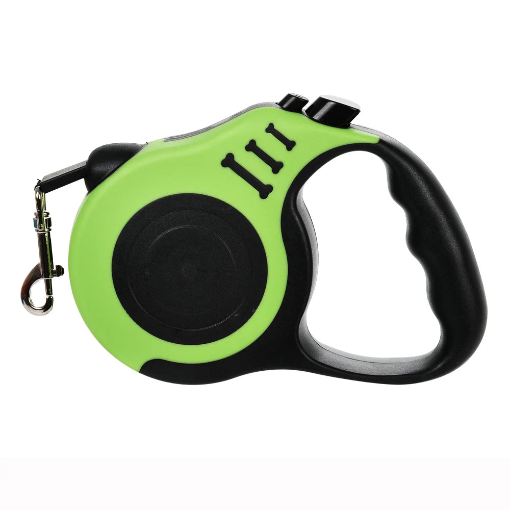 Petspuff Retractable Dog Lead 3m / 5m – One-Button Lock Extending Lead | Small & Medium Dogs