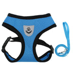 Petspuff Air Mesh Harness & Lead Set – Reflective Breathable Vest Harness | Small Dogs & Cats