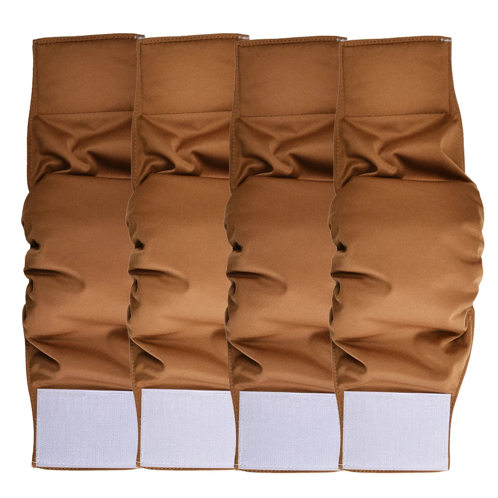 Petspuff Male Dog Belly Bands 4-Pack – Washable Anti-Marking Nappies | Small & Medium Dogs