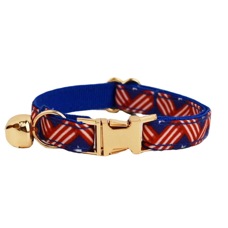Petspuff Personalised Bow Cat Collar with Bell & Safety Buckle – Engraved Name Tag | 6 Colours