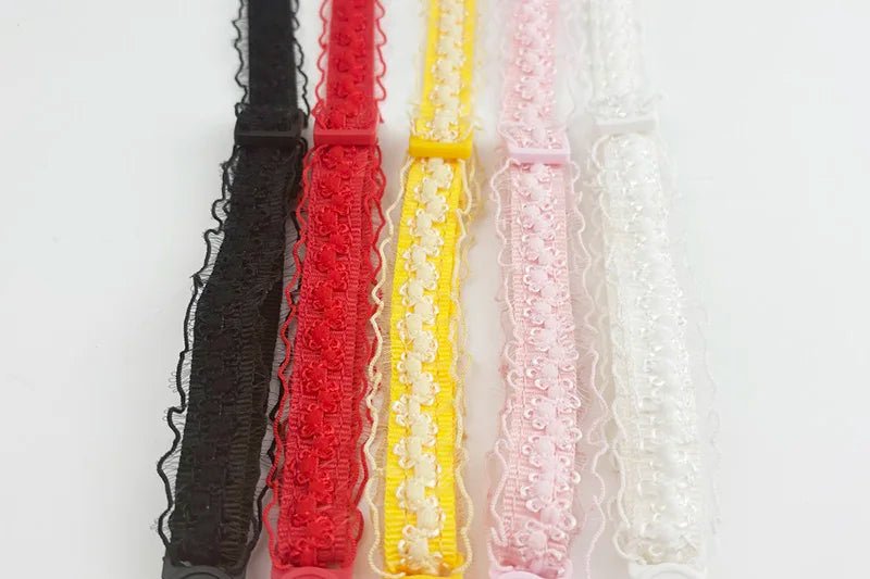 Petspuff Lace Cat Collar with Breakaway Safety Buckle – Anti-Choke | 5 Colours