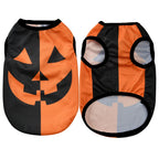 Petspuff Halloween Pumpkin Dog Vest – Lightweight Party T-Shirt | Small Dogs & Cats