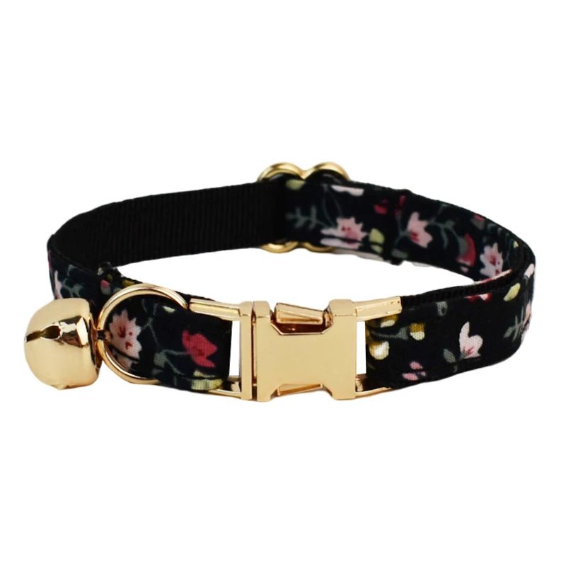 Petspuff Personalised Soft Cat Collar with Bow & Safety Buckle – Engraved Name | 7 Colours