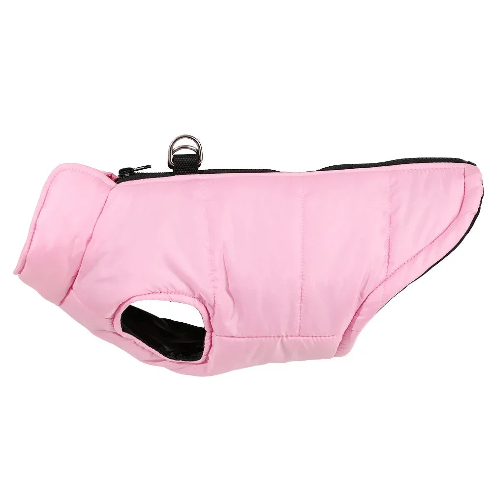 Petspuff Outdoor Camping Dog Jacket – Windproof Warm Coat with D-Ring | Small & Medium Dogs