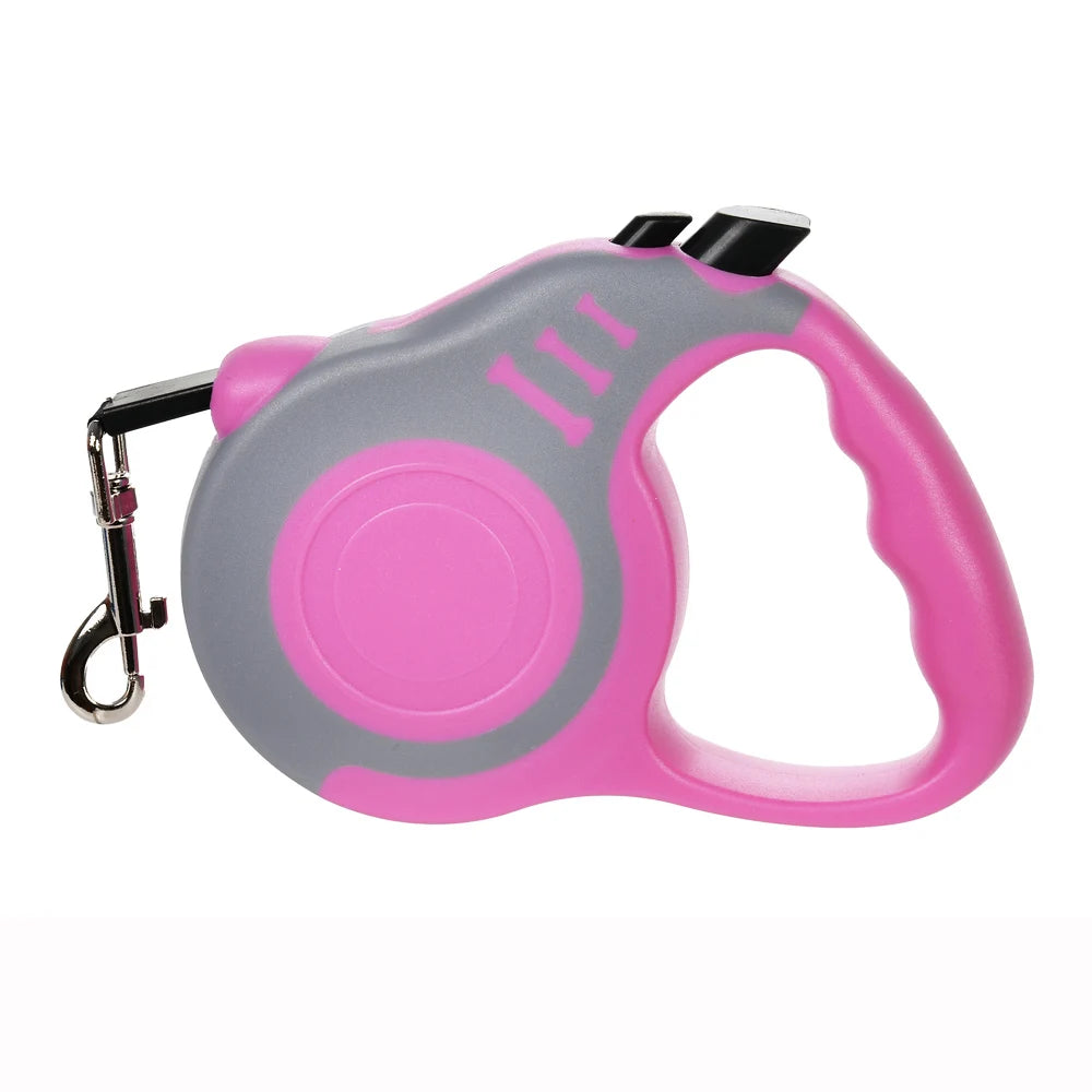 Petspuff Retractable Dog Lead 3m / 5m – One-Button Lock Extending Lead | Small & Medium Dogs