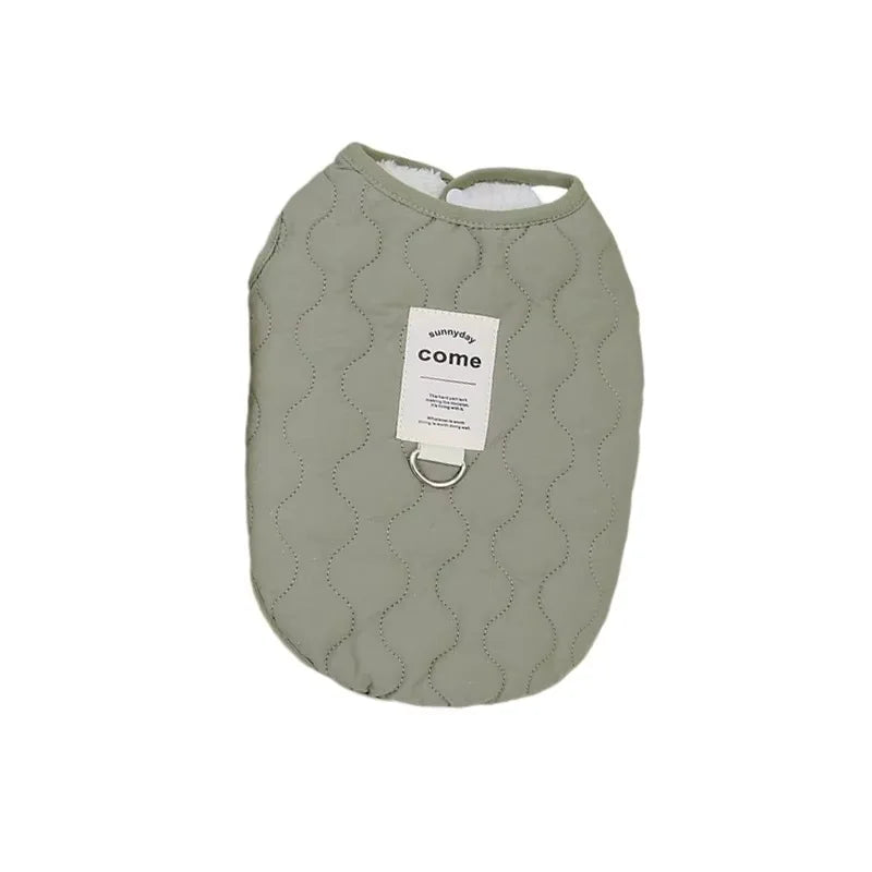 Petspuff Padded Cotton Dog Vest Jacket – Warm Winter Coat | Small & Medium Dogs and Cats