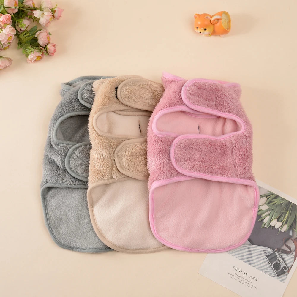 Petspuff Reversible Padded Dog Coat – Warm High-Neck Fleece Jacket | Small, Medium & Large Dogs