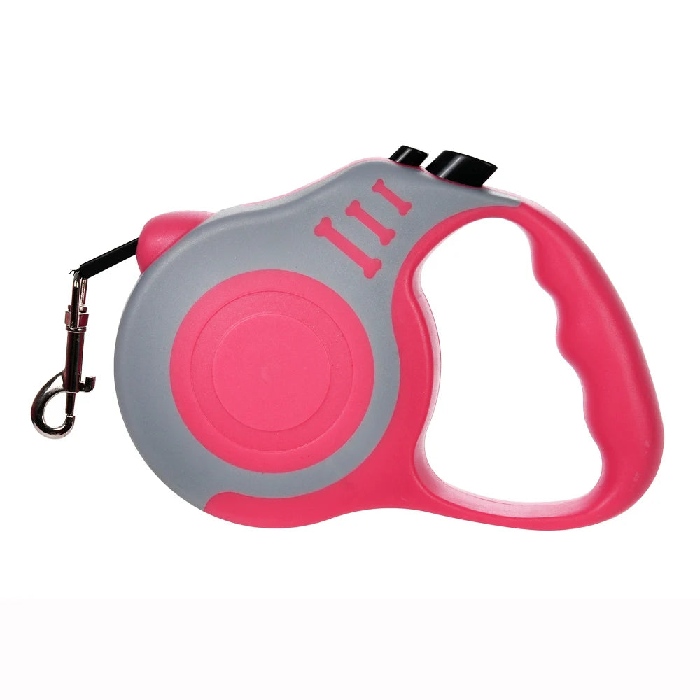Petspuff Retractable Dog Lead 3m / 5m – One-Button Lock Extending Lead | Small & Medium Dogs