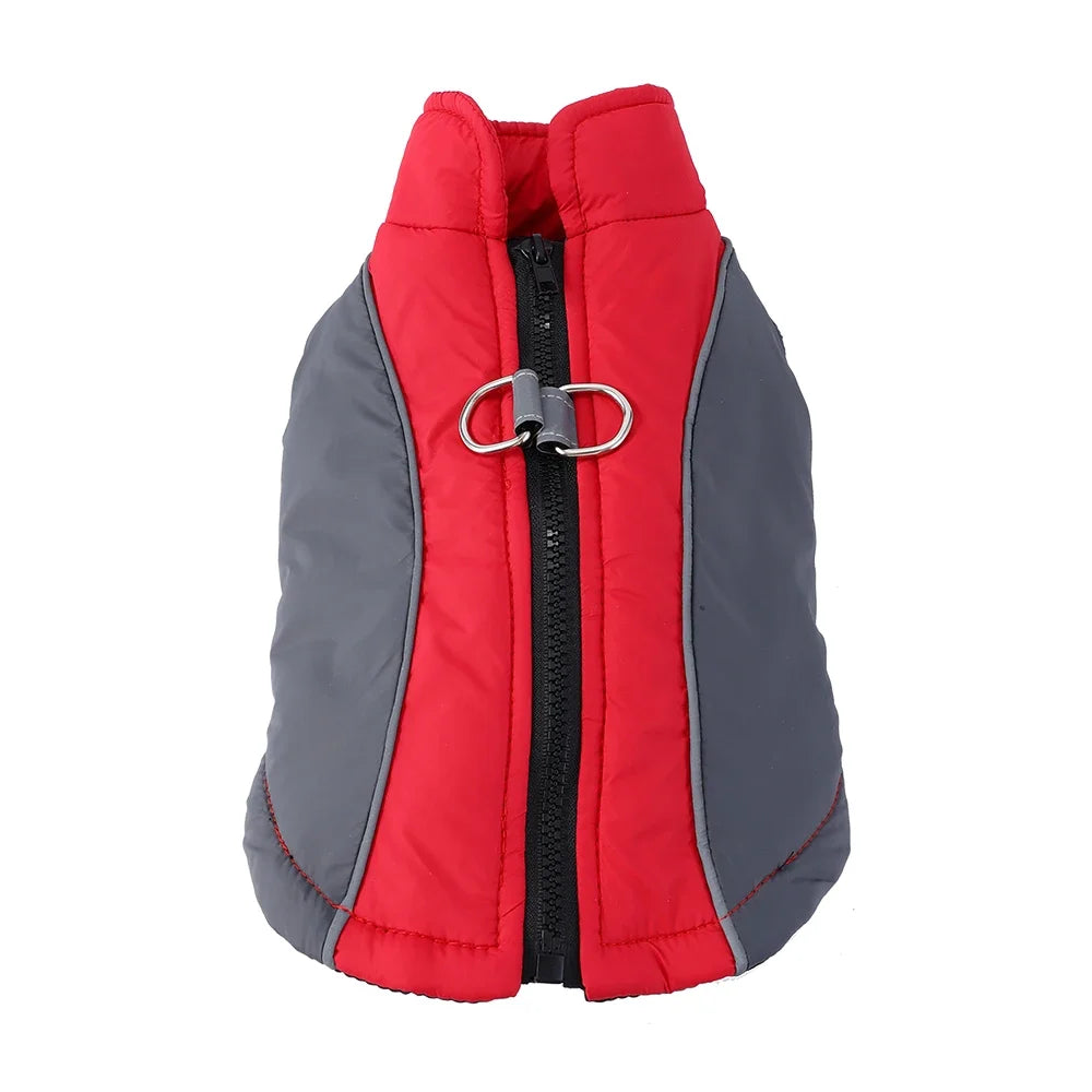 Petspuff Reflective Hiking Dog Jacket – Windproof Fleece Coat with D-Ring | Small & Medium Dogs