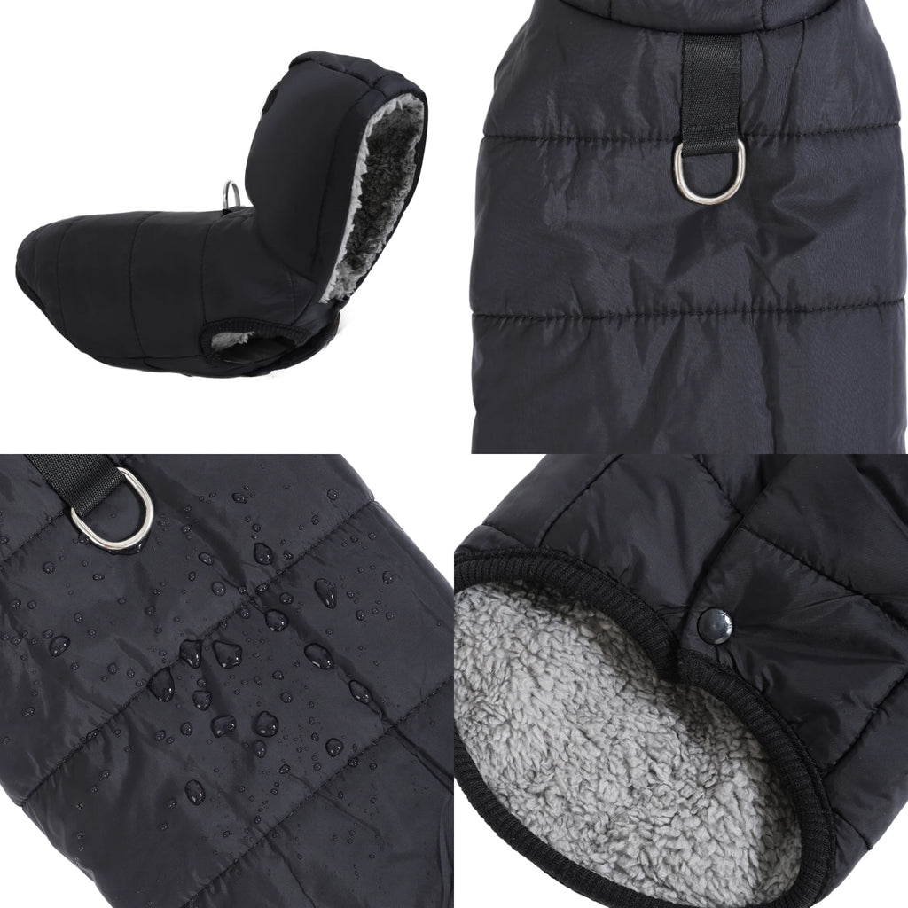 Petspuff Waterproof Cat Hoodie Jacket – Fleece-Lined Winter Coat with D-Ring | Cats & Small Dogs