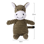 Petspuff Squeaky Plush Animal Dog Toy – Interactive Chew Toy for Puppies, Small & Large Dogs | 18 Designs - Petspuff