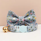 Petspuff Adjustable Cat Collar with Bow & Safety Buckle – Anti-Choke Kitten Collar | 12 Colours - Petspuff