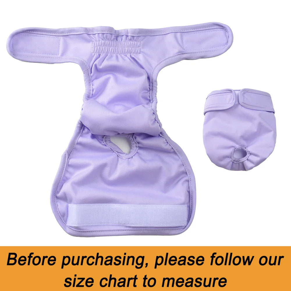 Petspuff Washable Female Dog Nappy – Reusable Adjustable Season Pants | Small & Medium Dogs