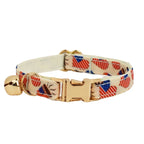 Petspuff Personalised Bow Cat Collar with Bell & Safety Buckle – Engraved Name Tag | 6 Colours