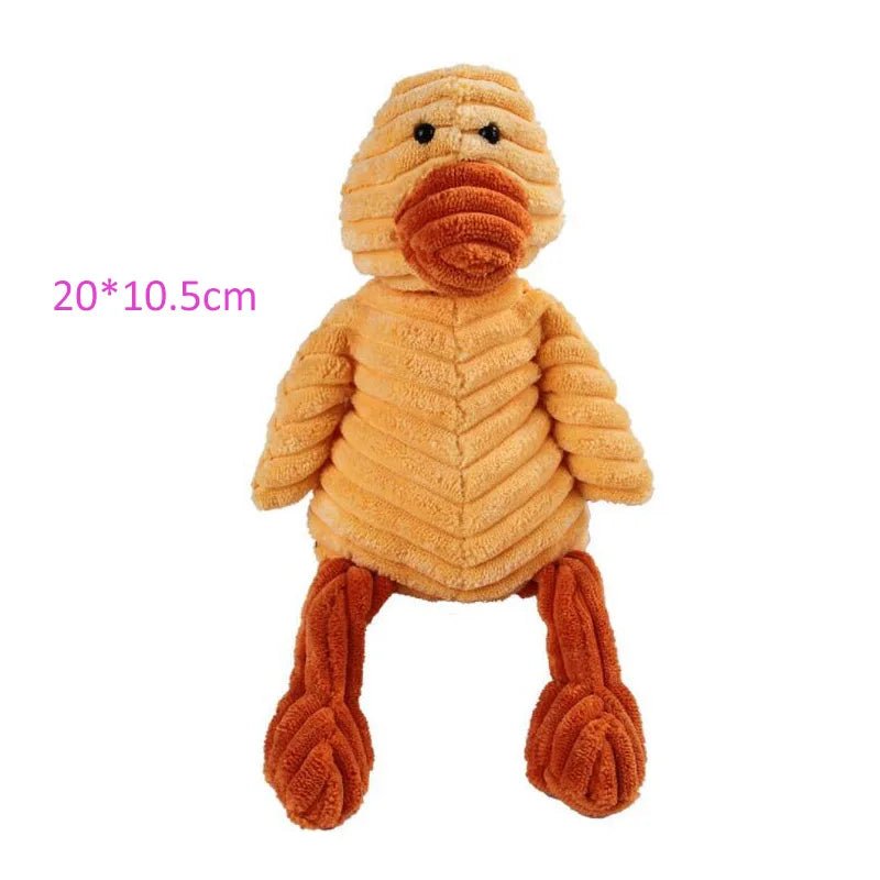 Petspuff Squeaky Plush Animal Dog Toy – Interactive Chew Toy for Puppies, Small & Large Dogs | 18 Designs - Petspuff