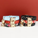 Petspuff Personalised Soft Cat Collar with Bow & Safety Buckle – Engraved Name | 7 Colours