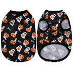 Petspuff Halloween Pumpkin Dog Vest – Lightweight Party T-Shirt | Small Dogs & Cats