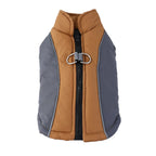 Petspuff Reflective Hiking Dog Jacket – Windproof Fleece Coat with D-Ring | Small & Medium Dogs